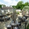 Beer garden outside of a pub