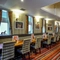 interior of the restaurant with seating area