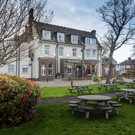 exterior beer garden