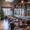 interior restaurant and seating area