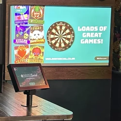 The DartSocial area in the pub