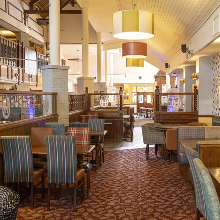 interior restaurant and seating area