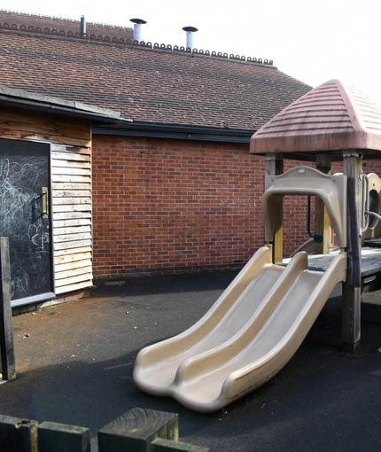 Exterior play area of a pub.
