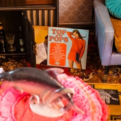 A staged Windrush Front Room displayed for a event at Sunrise House 