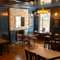 The restaurant area of the Brewmaster.