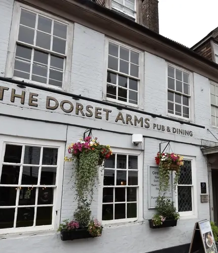 The exterior of The Dorset Arms