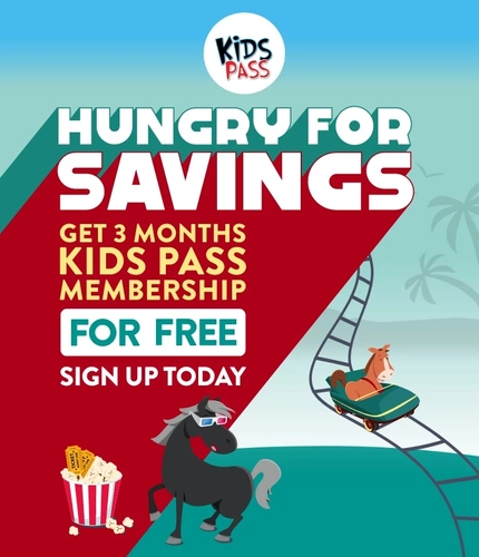 Get 3 months' kids pass membership for free