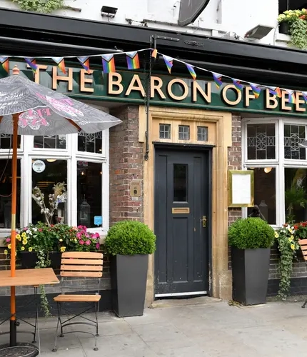 The exterior of The Baron of Beef
