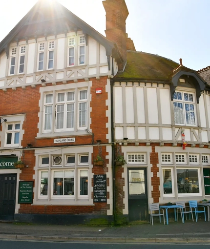 exterior of the pub