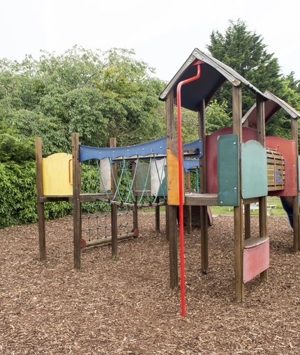 Exterior play area of a pub.