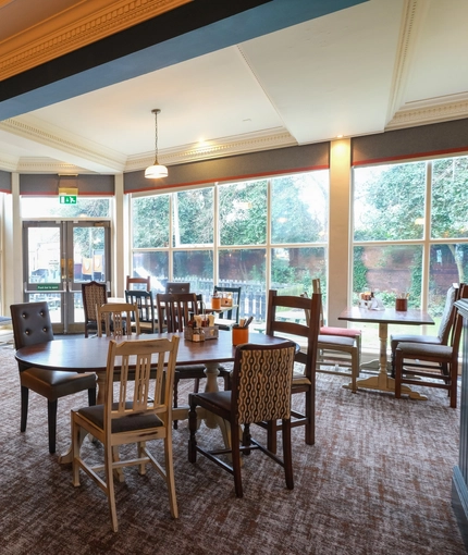 interior of the restaurant