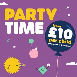A graphic promoting Wacky Warehouse's 30th birthday.