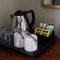 A kettle in a hotel room of The Narborough Arms,