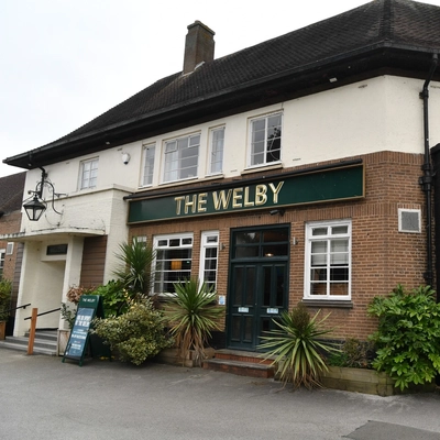 exterior entrance of a pub