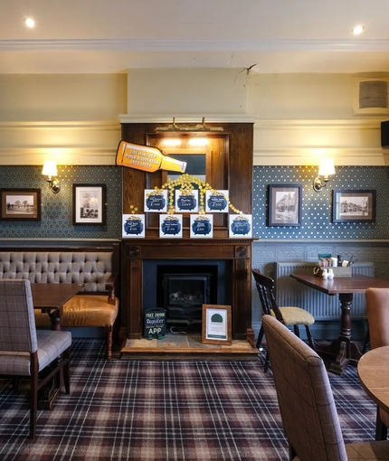 interior restaurant and seating area