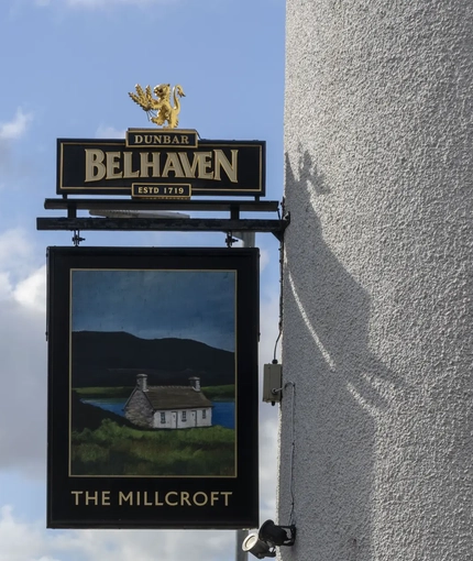 exterior signage of the pub