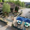 Beer garden outside of a pub