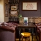 The interior restaurant and seating area at the Apple Tree.