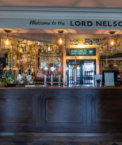 interior bar of the pub