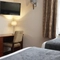 A hotel room in the Hunters Hall Inn.