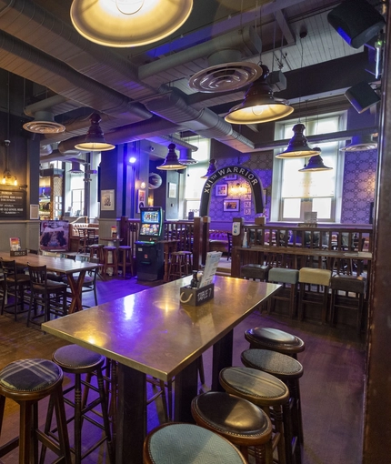 interior restaurant and seating area