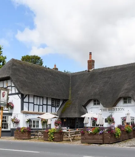 The exterior of The Red Lion