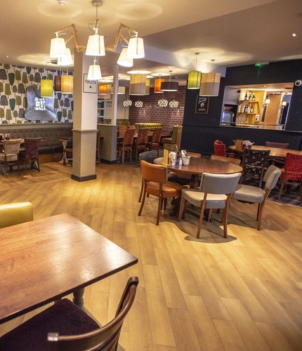 interior seating area