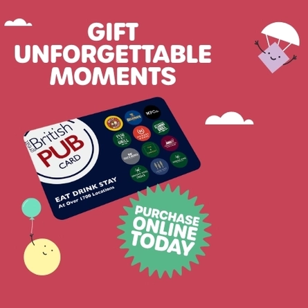 A graphic promoting gift cards at Wacky Warehouse.