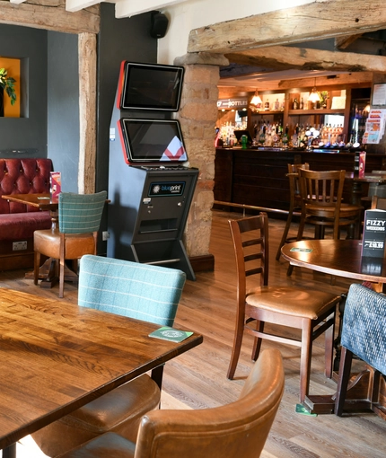 Restaurant area in a pub