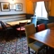 interior of the restaurant and seating area