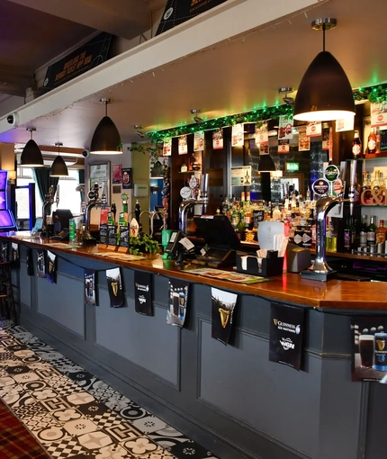 interior bar of the pub