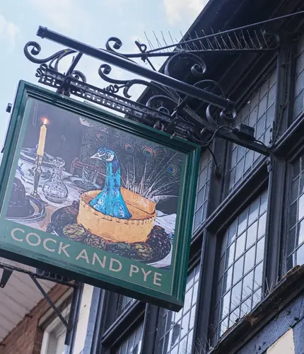 The exterior of The Cock and Pye