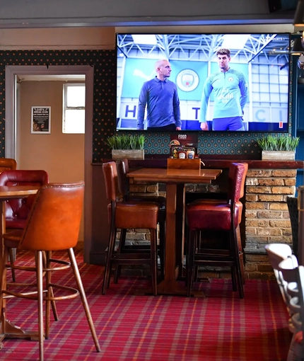 interior restaurant and seating area
