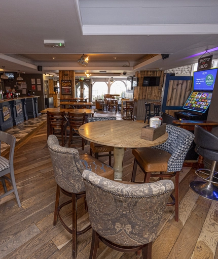 interior restaurant and seating area