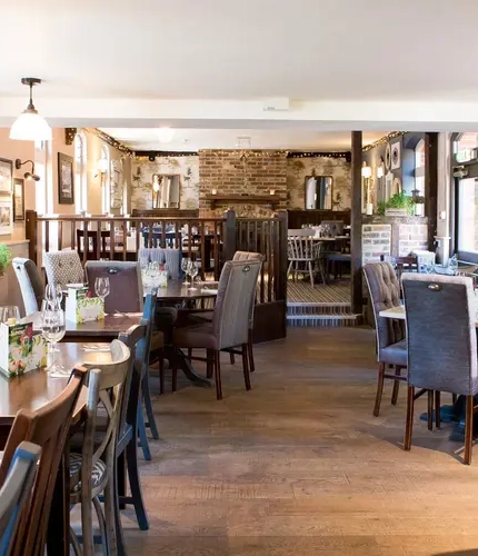 The interior of The Bull