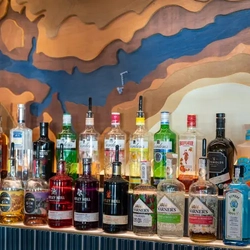 Bar area in a pub