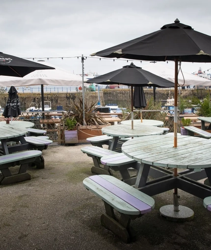 exterior beer garden