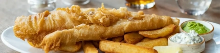 Metro - Avocet (Poole) - A plate of fish and chips