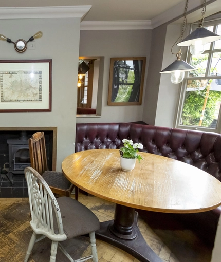 Interior seating area