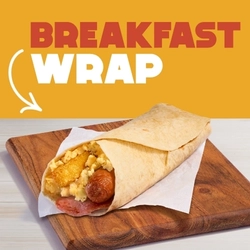 A Banner promoting the Breakfast activation from Hungry Horse.