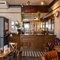 Internal seating area in a pub restaurant