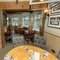 Interior restaurant and seating area
