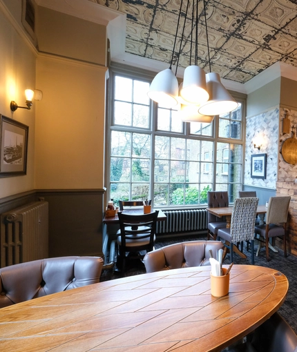 interior of the restaurant
