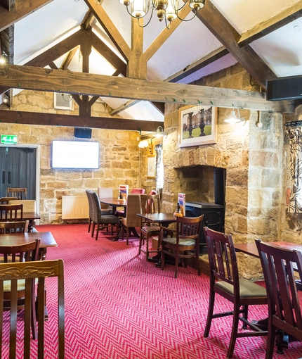 interior restaurant and seating area