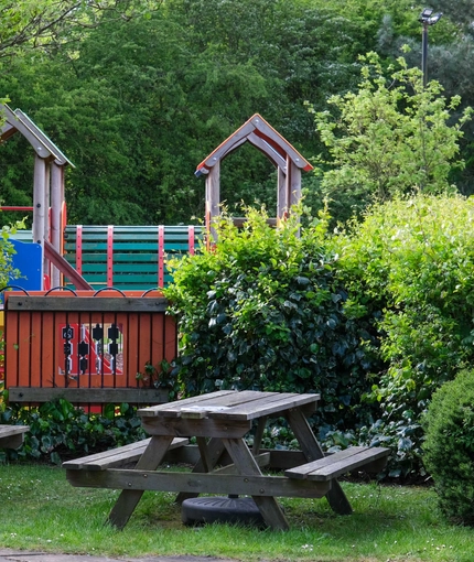 exterior beer garden