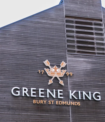 Greene King - Bury St Edmunds Sign