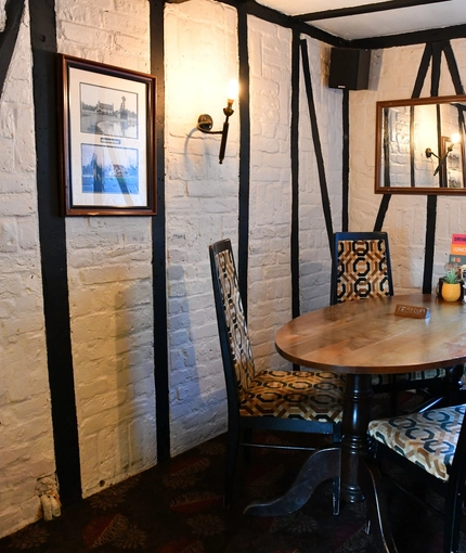 interior restaurant and seating area