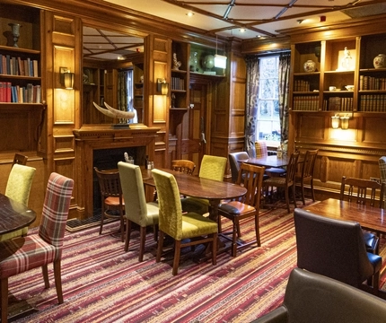 interior restaurant and seating area