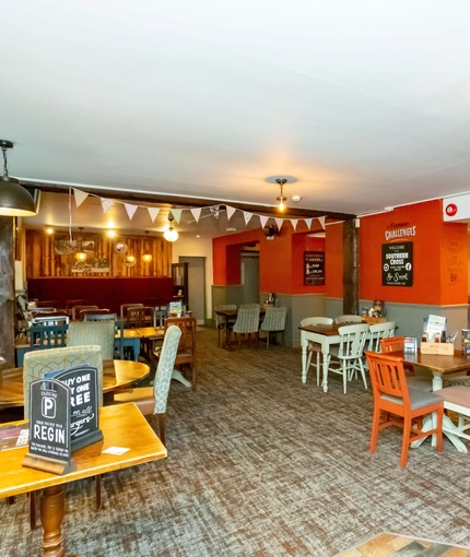 interior seating area