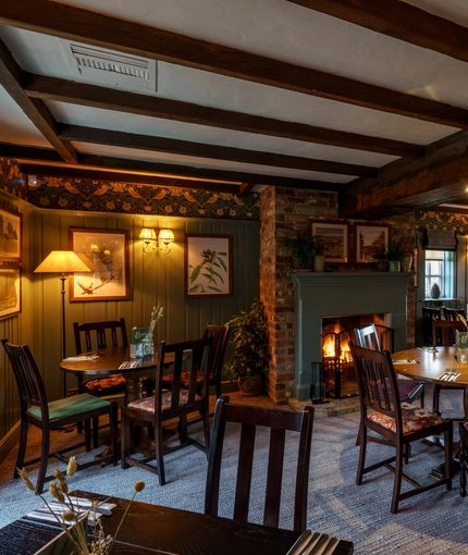 The restaurant area of The Shire Horse.